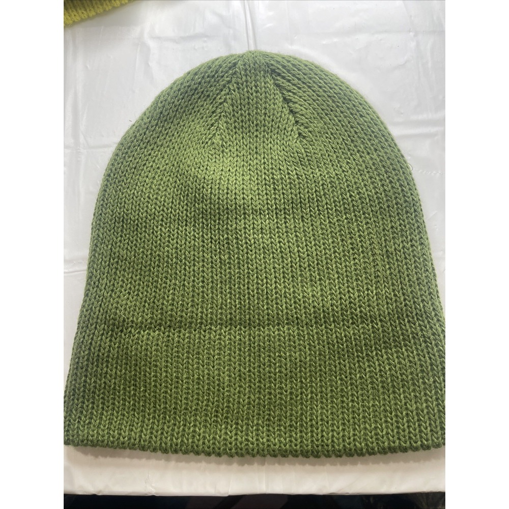 VANS Men's Core Basics One Size Beanie Knit Hat Army Green New with Tags - Picture 4 of 6